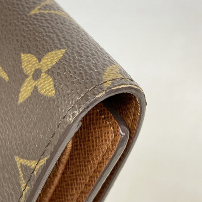 Louis Vuitton Tri Foldwallet Monogram Porto Brown Wallet — view 6