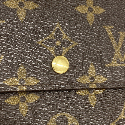 Louis Vuitton Tri Foldwallet Monogram Porto Brown Wallet — view 7