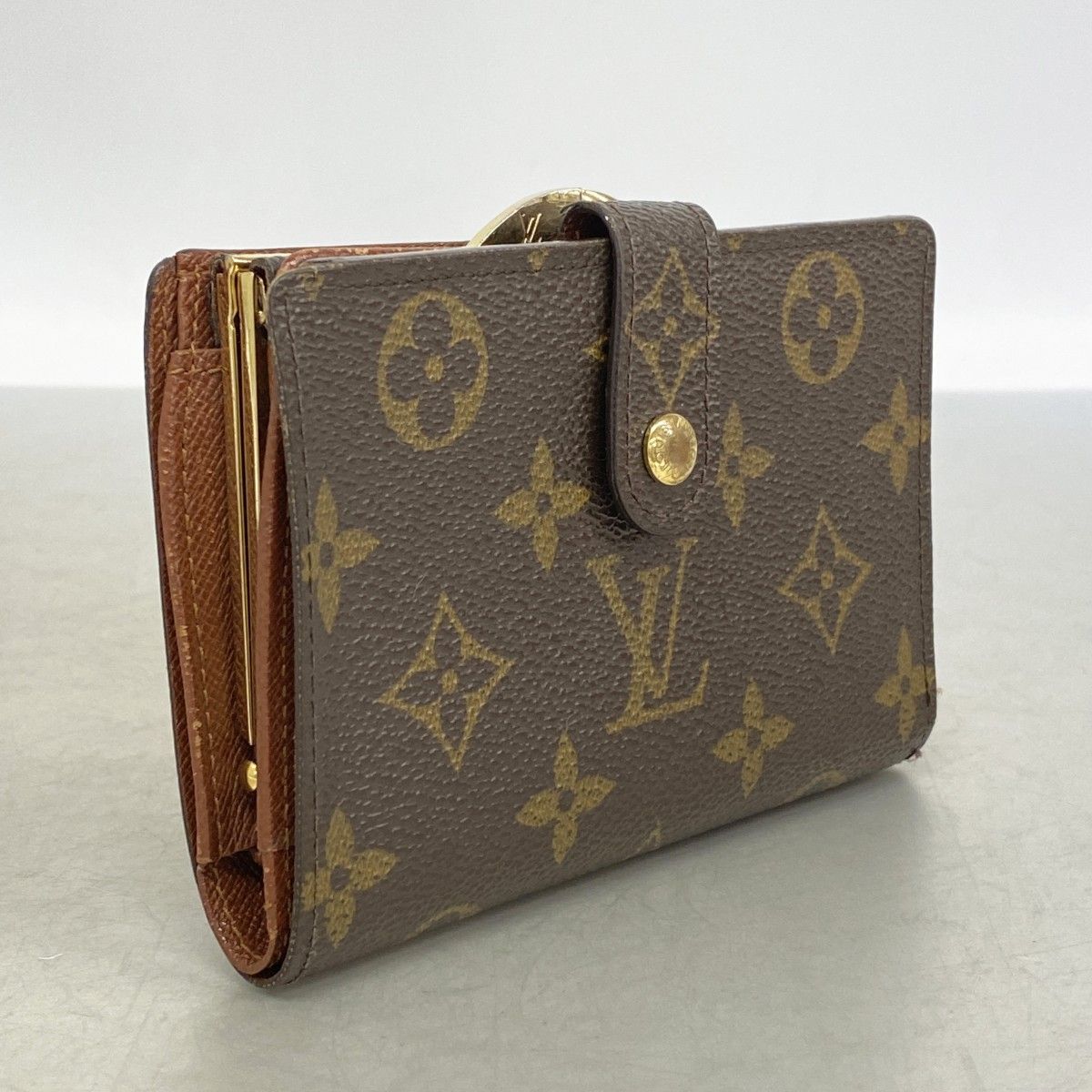 Louis Vuitton Wallet Monogram Porte-Monnaie Vier Viennois Brown — view 2
