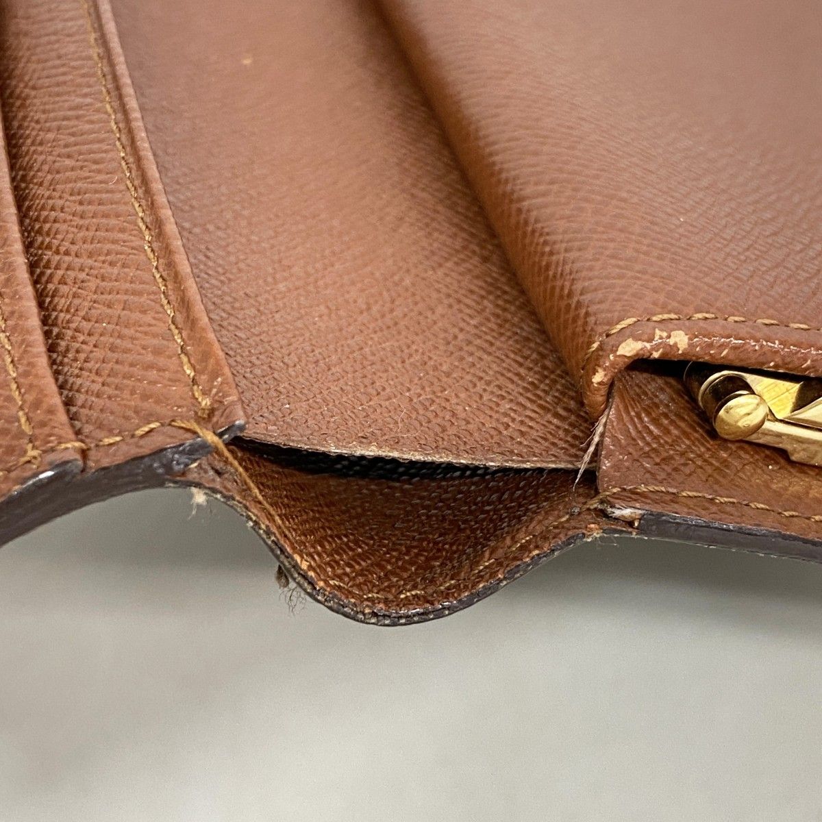 Louis Vuitton Wallet Monogram Porte-Monnaie Vier Viennois Brown — view 7