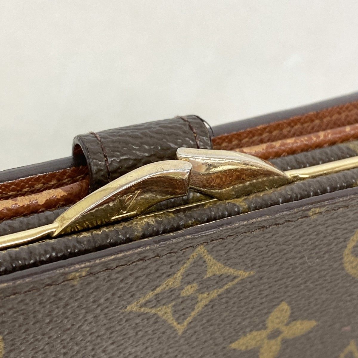 Louis Vuitton Wallet Monogram Porte-Monnaie Vier Viennois Brown — view 8