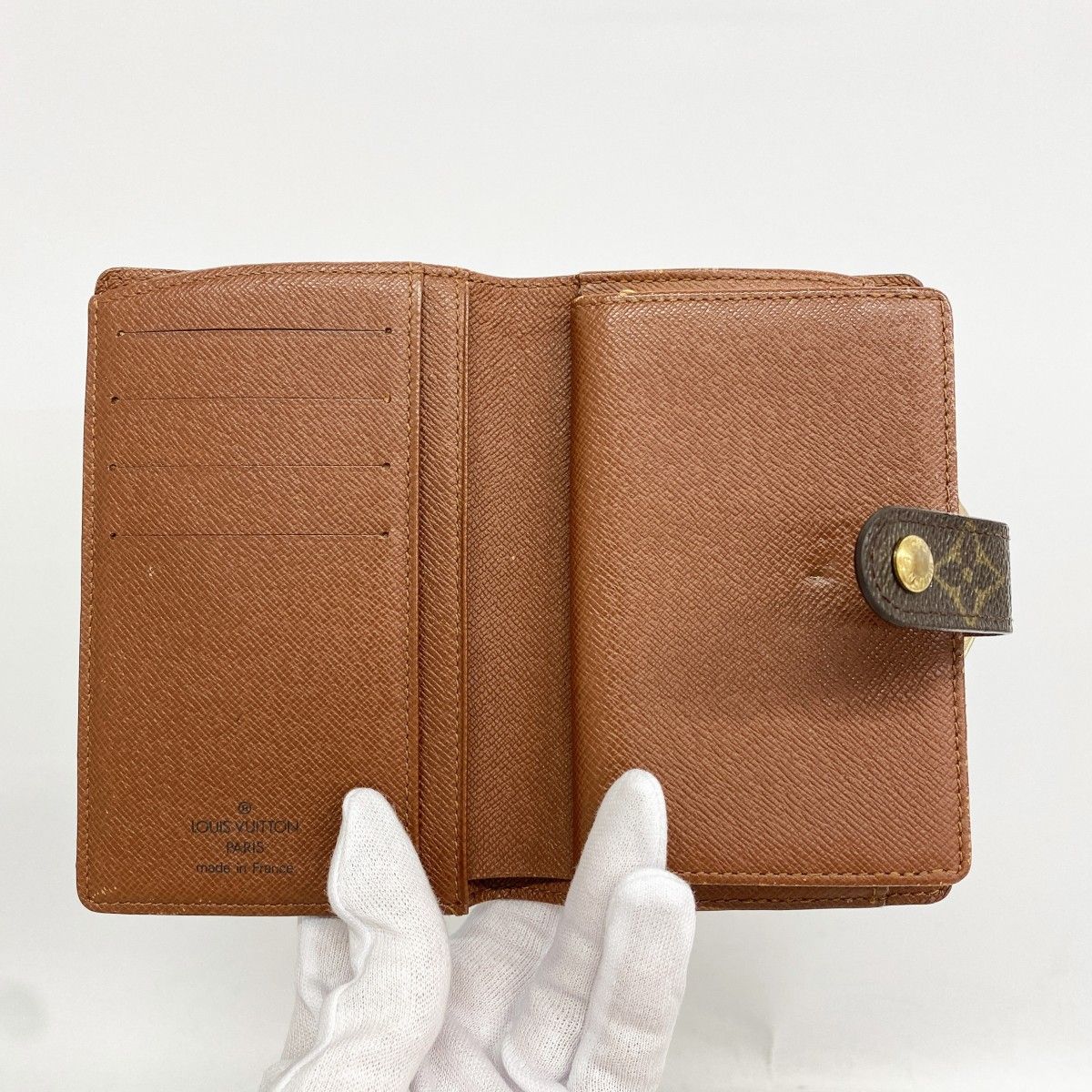 Louis Vuitton Wallet Monogram Porte-Monnaie Vier Viennois Brown — view 3