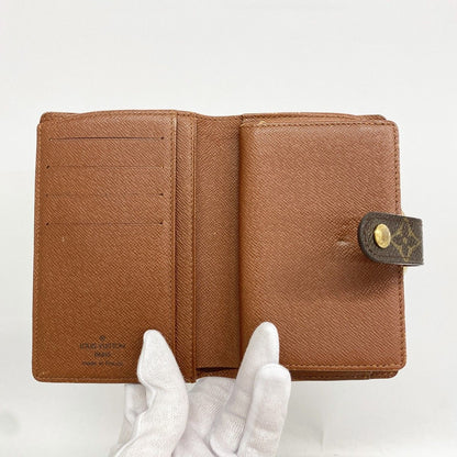 Louis Vuitton Wallet Monogram Porte-Monnaie Vier Viennois Brown — view 3