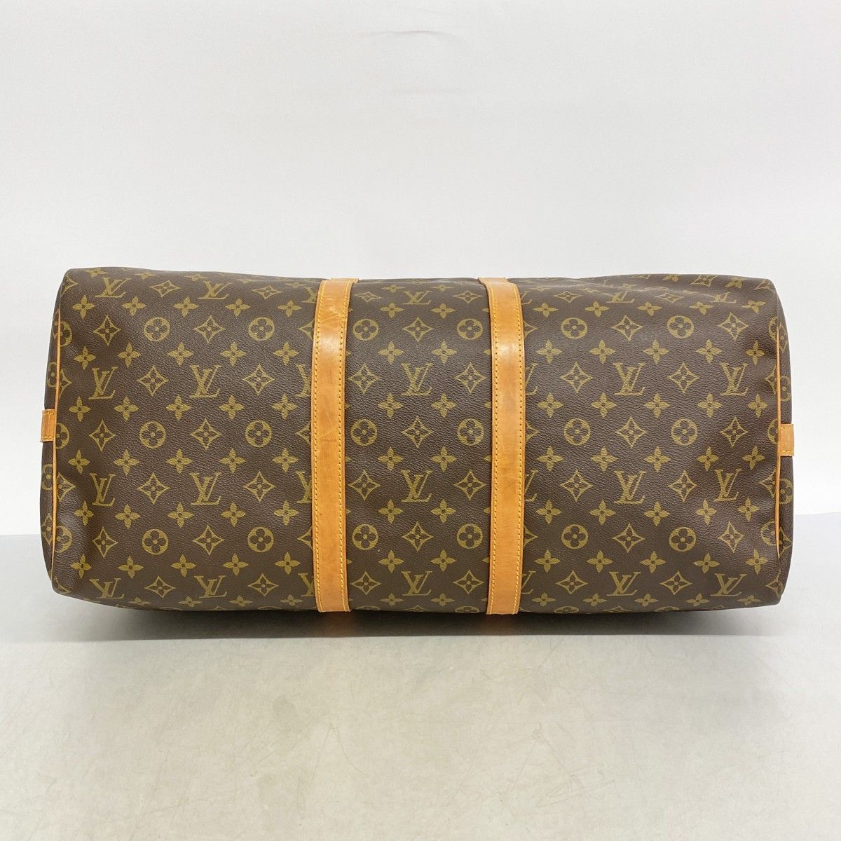 Louis Vuitton Boston Bag Monogram Keepall Bandouliere 55 Brown — view 3