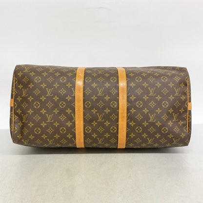 Louis Vuitton Boston Bag Monogram Keepall Bandouliere 55 Brown — view 3