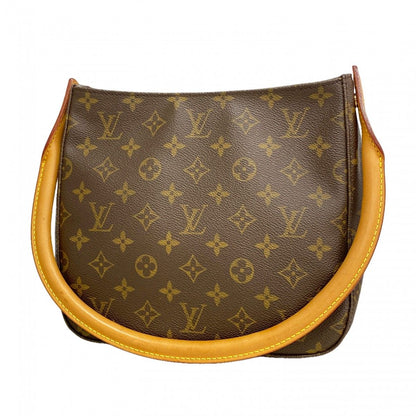 Louis Vuitton Shoulder Bag Monogram Looping MM Brown