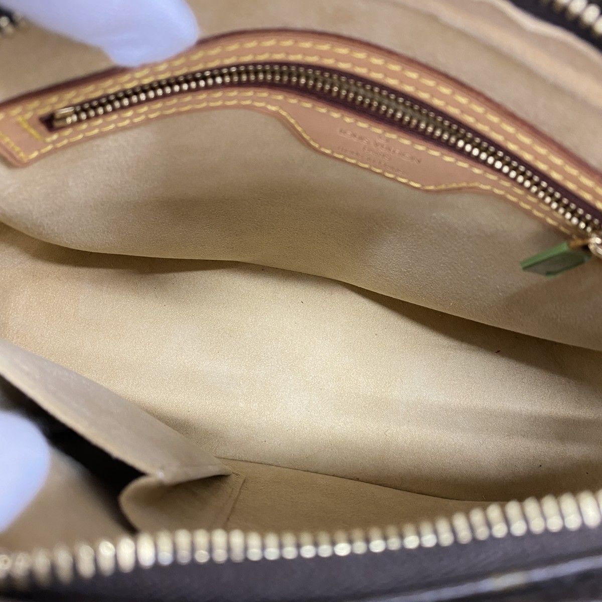 Louis Vuitton Shoulder Bag Monogram Looping MM Brown — view 4
