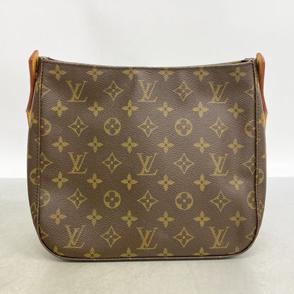 Louis Vuitton Shoulder Bag Monogram Looping MM Brown — view 8