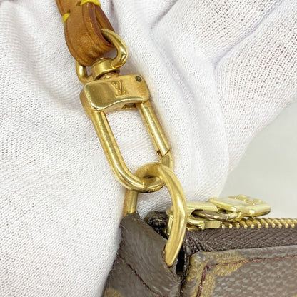 Louis Vuitton Pouch Monogram Pochette Soir Brown — view 7