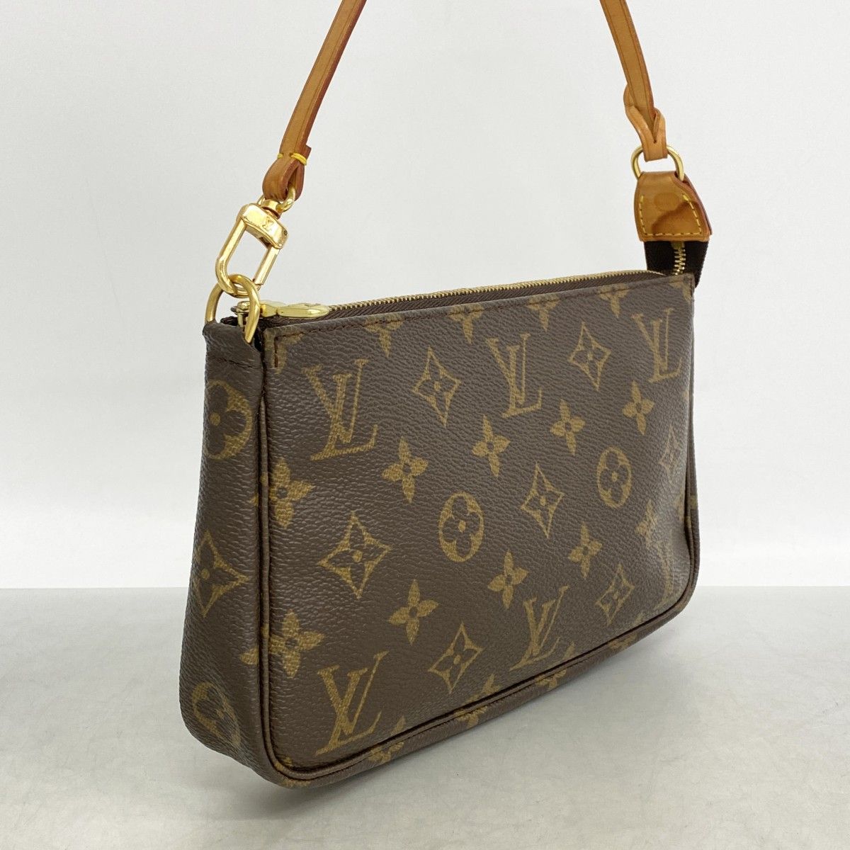 Louis Vuitton Pouch Monogram Pochette Soir Brown — view 2