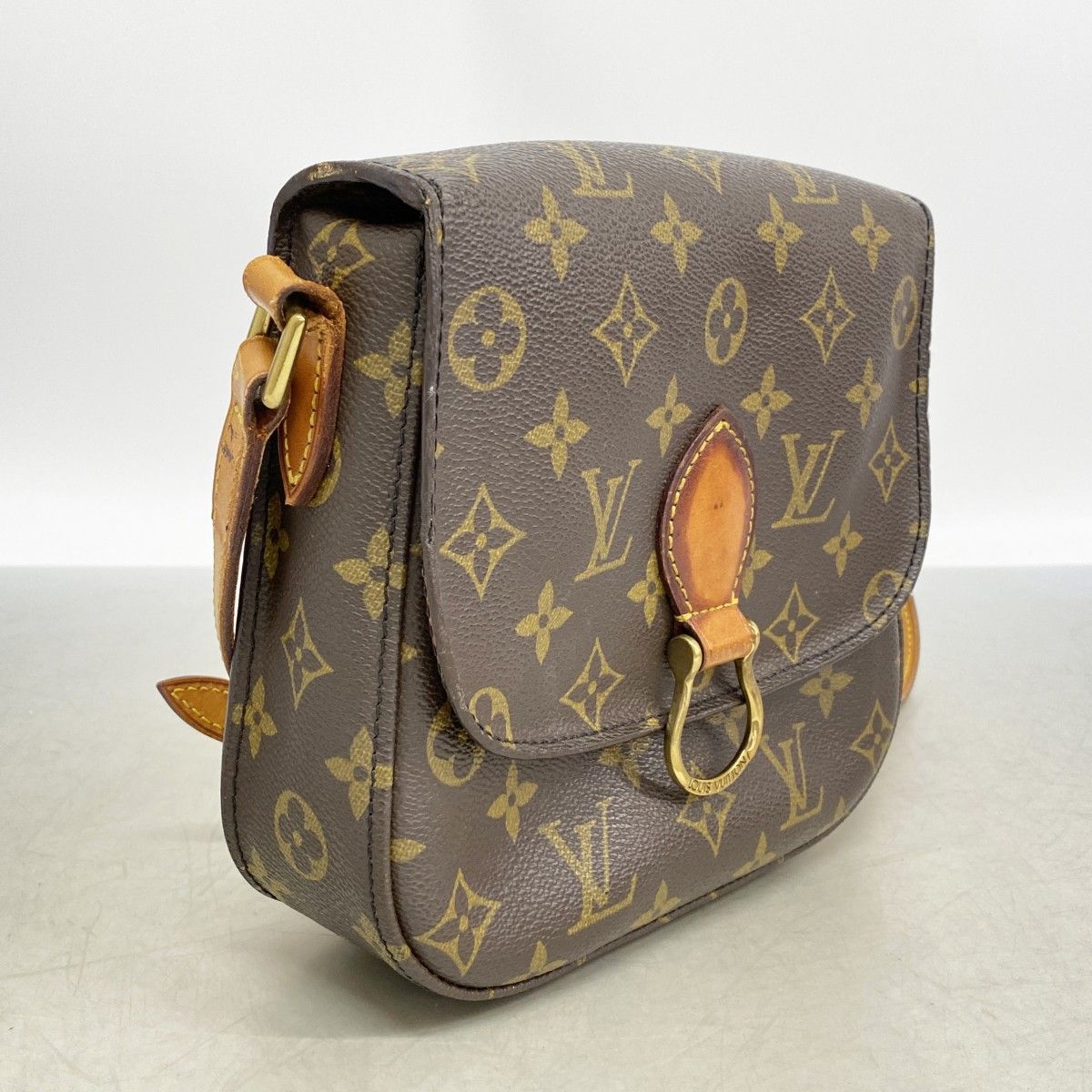 Louis Vuitton Shoulder Bag Monogram Saint Cloud PM Brown — view 2