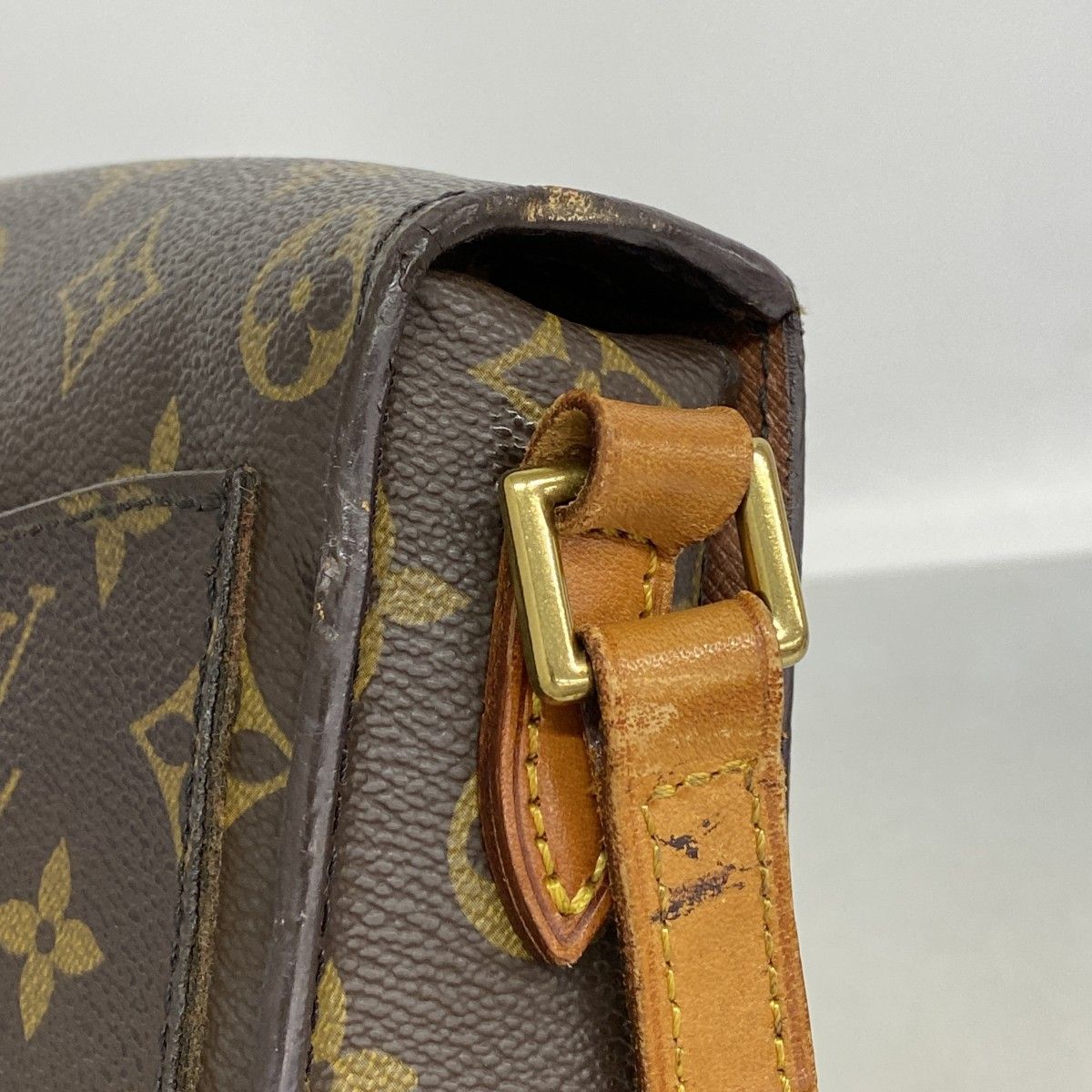 Louis Vuitton Shoulder Bag Monogram Saint Cloud PM Brown — view 7