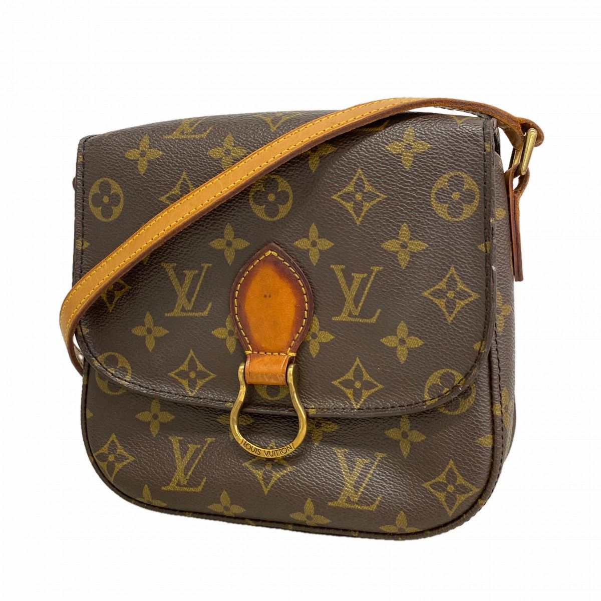 Louis Vuitton Shoulder Bag Monogram Saint Cloud PM Brown