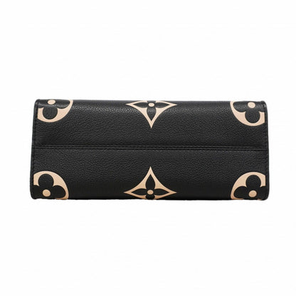 Louis Vuitton Handbag Monogram Empreinte Bicolor On The Go PM Black Beige 2-Way — view 3