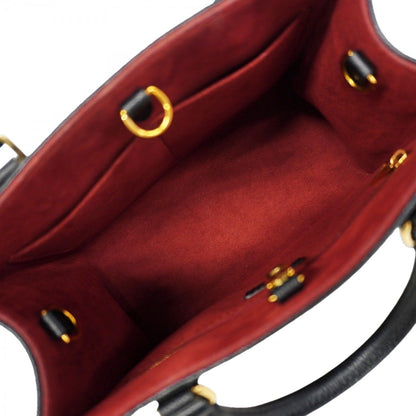 Louis Vuitton Handbag Monogram Empreinte Bicolor On The Go PM Black Beige 2-Way — view 4