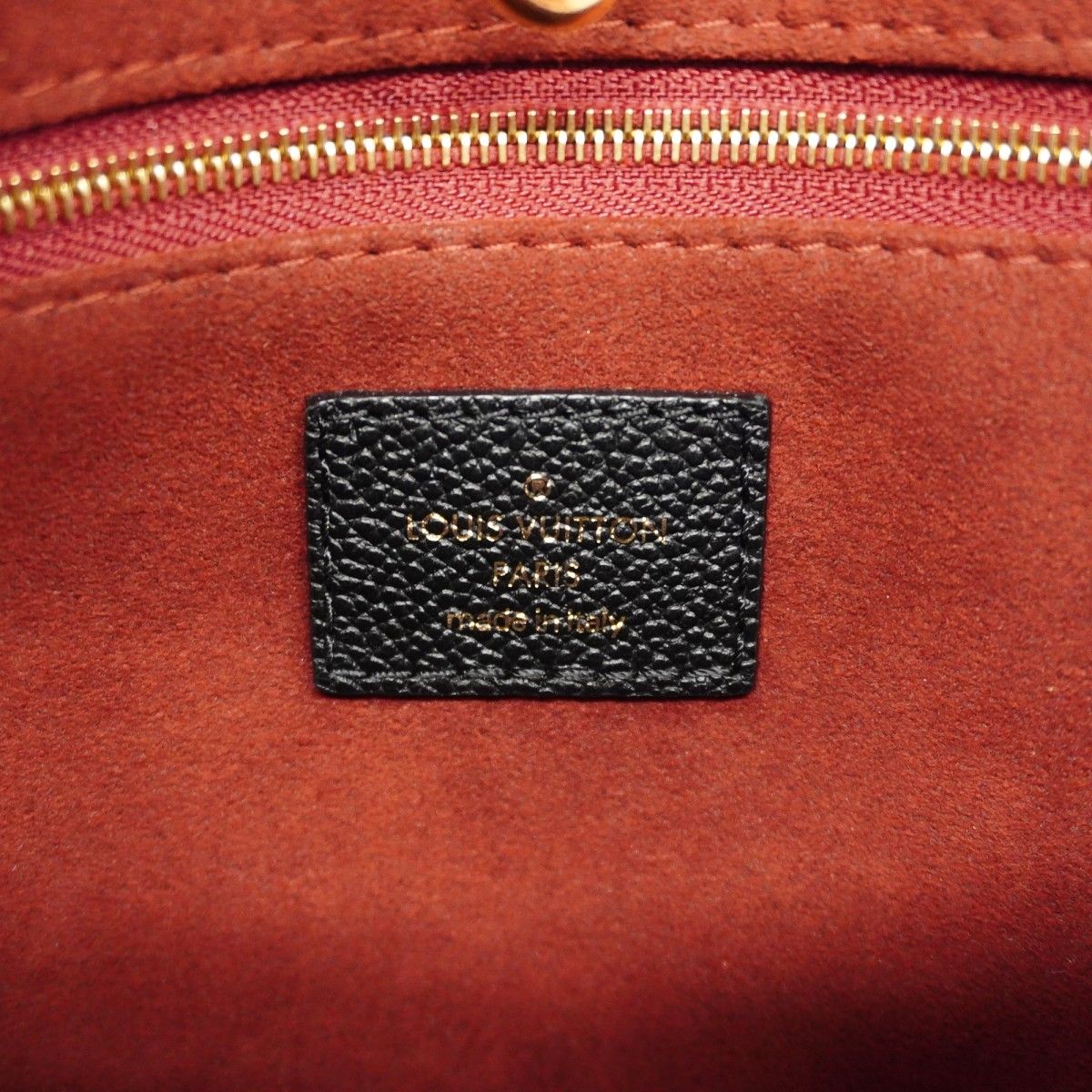 Louis Vuitton Handbag Monogram Empreinte Bicolor On The Go PM Black Beige 2-Way — view 5