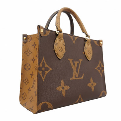 Louis Vuitton Handbag Monogram Giant Reverse On The Go PM Brown 2-Way — view 2