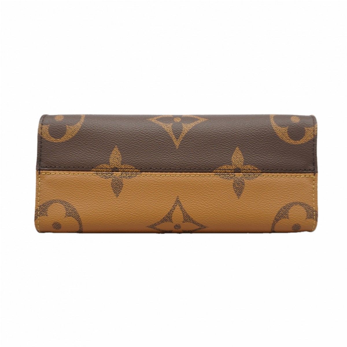 Louis Vuitton Handbag Monogram Giant Reverse On The Go PM Brown 2-Way — view 3