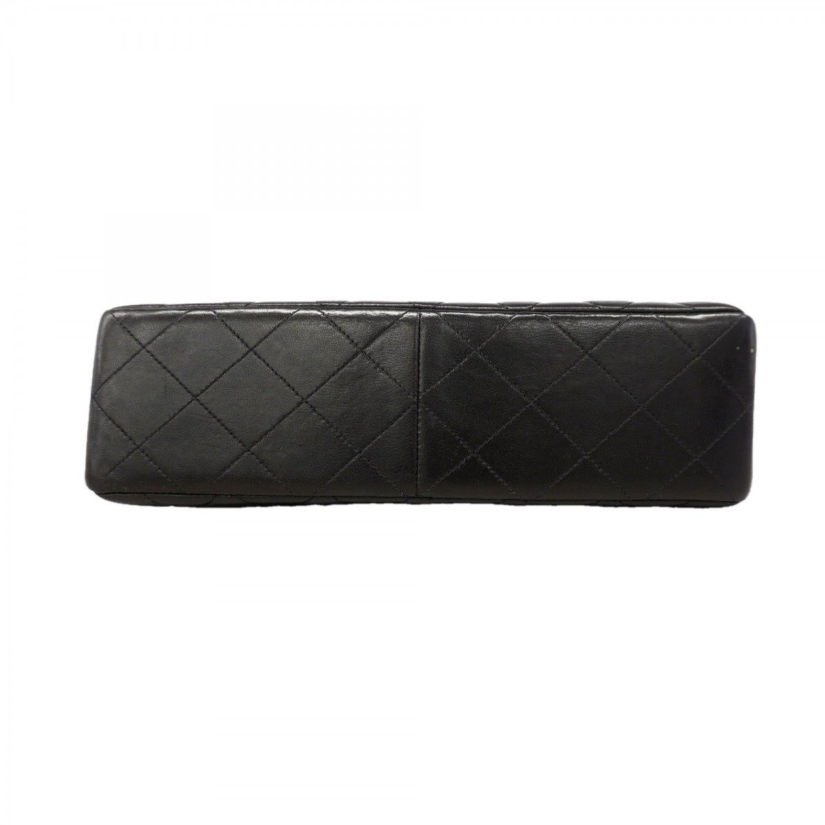 Chanel Shoulder Bag Quilted Double Face Lambskin Black Gold — view 3