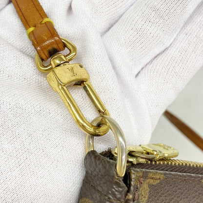 Louis Vuitton Pouch Monogram Pochette Soir Brown — view 6