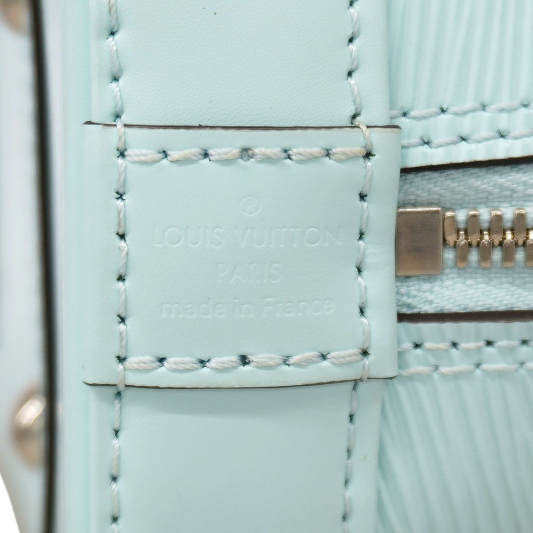 Louis Vuitton Handbag Epi Alma BB Blue 2-Way — view 5