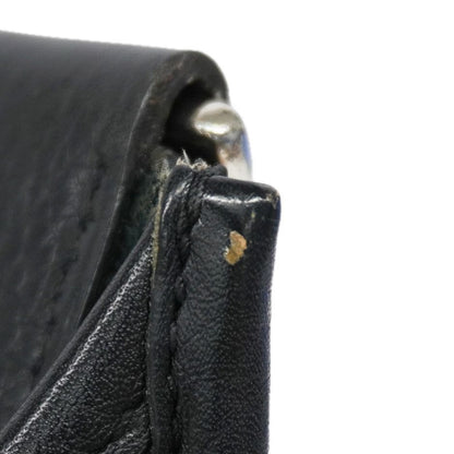 Hermes Shoulder Bag Taurillon Clemence Black Silver — view 6