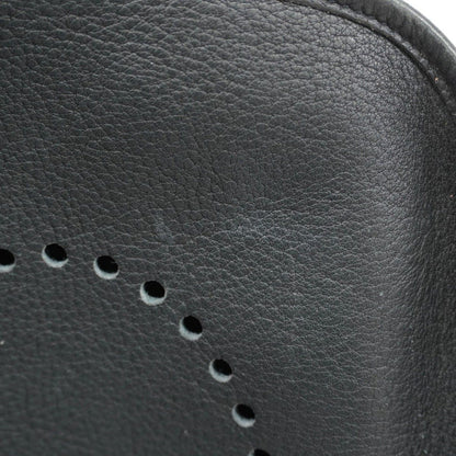 Hermes Shoulder Bag Taurillon Clemence Black Silver — view 8