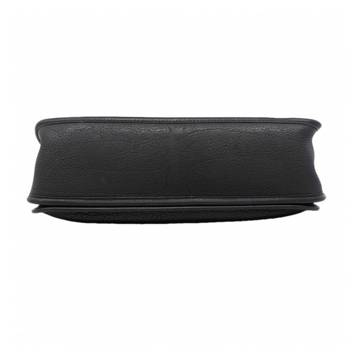 Hermes Shoulder Bag Taurillon Clemence Black Silver — view 3