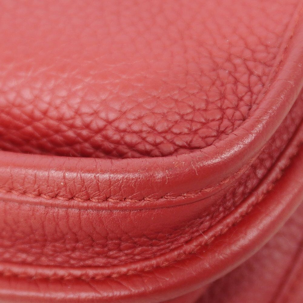 Hermes Shoulder Bag Taurillon Clemence Silver — view 7