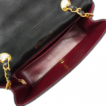 Chanel Shoulder Bag Diana Lambskin Black Gold — view 4