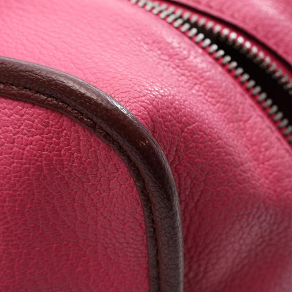 Loewe Handbag Amazona 36 Pink Red Brown Leather — view 8