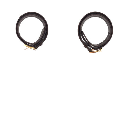 Dior Trotter 65 Brown Beige Gold Canvas Leather Belt — view 9