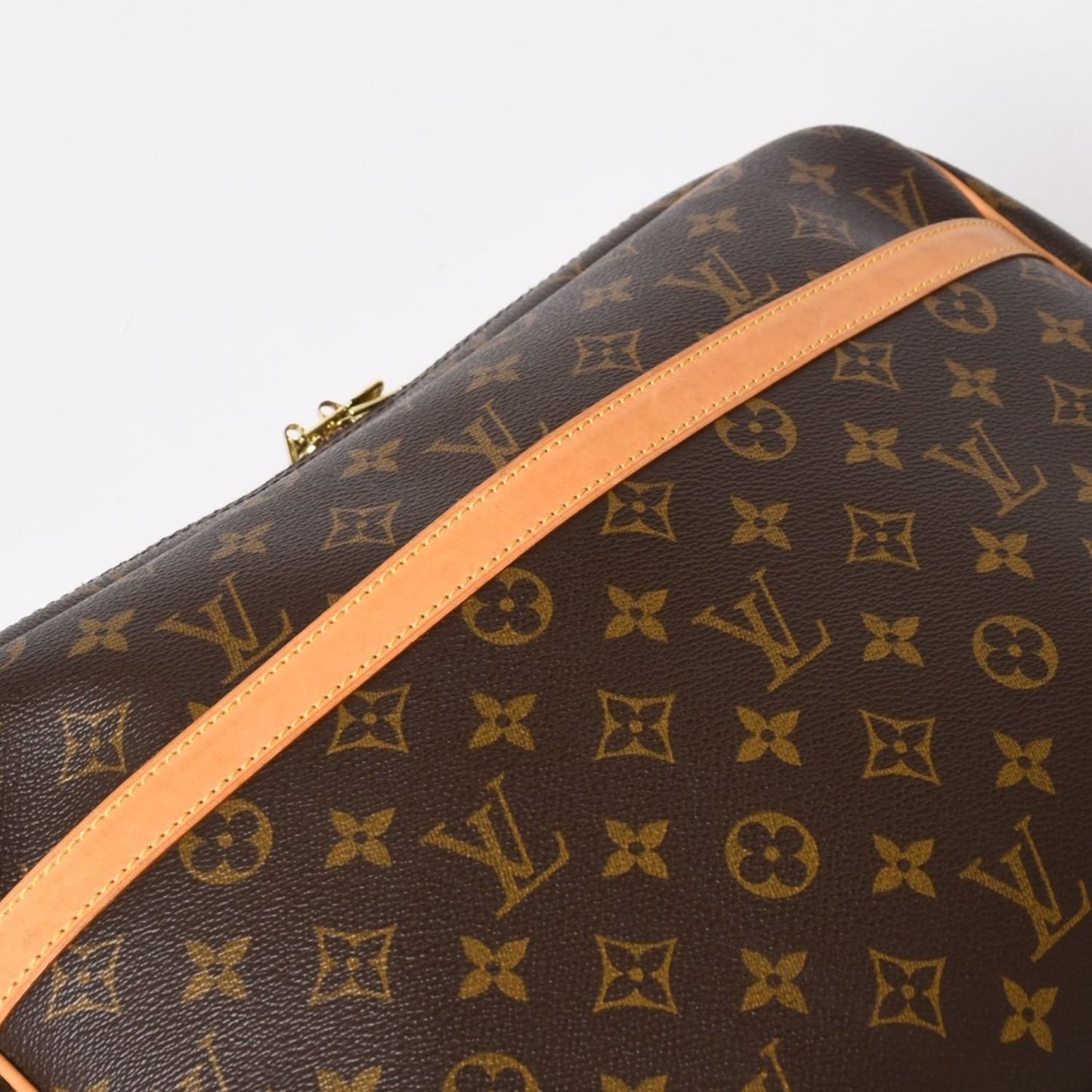 Louis Vuitton Reporter GM Shoulder Bag Monogram Canvas Brown Gold — view 8