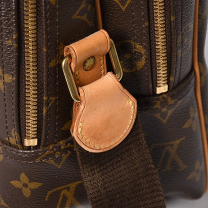 Louis Vuitton Reporter GM Shoulder Bag Monogram Canvas Brown Gold — view 5