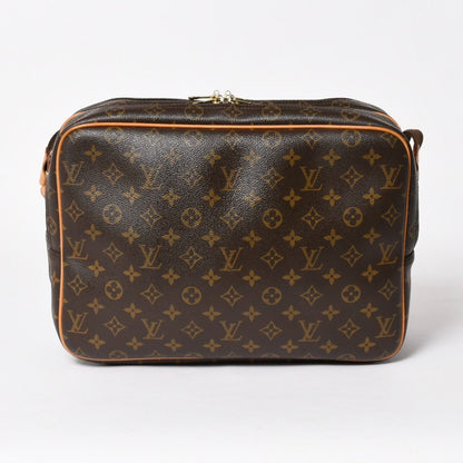 Louis Vuitton Reporter GM Shoulder Bag Monogram Canvas Brown Gold — view 2
