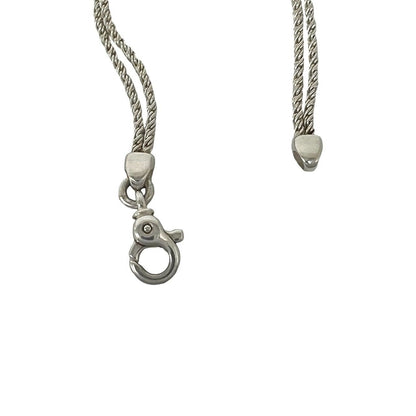 Tiffany & Co Bag Vintage Double Rope Center Knot Bracelet 925 Sterling Silver — view 4