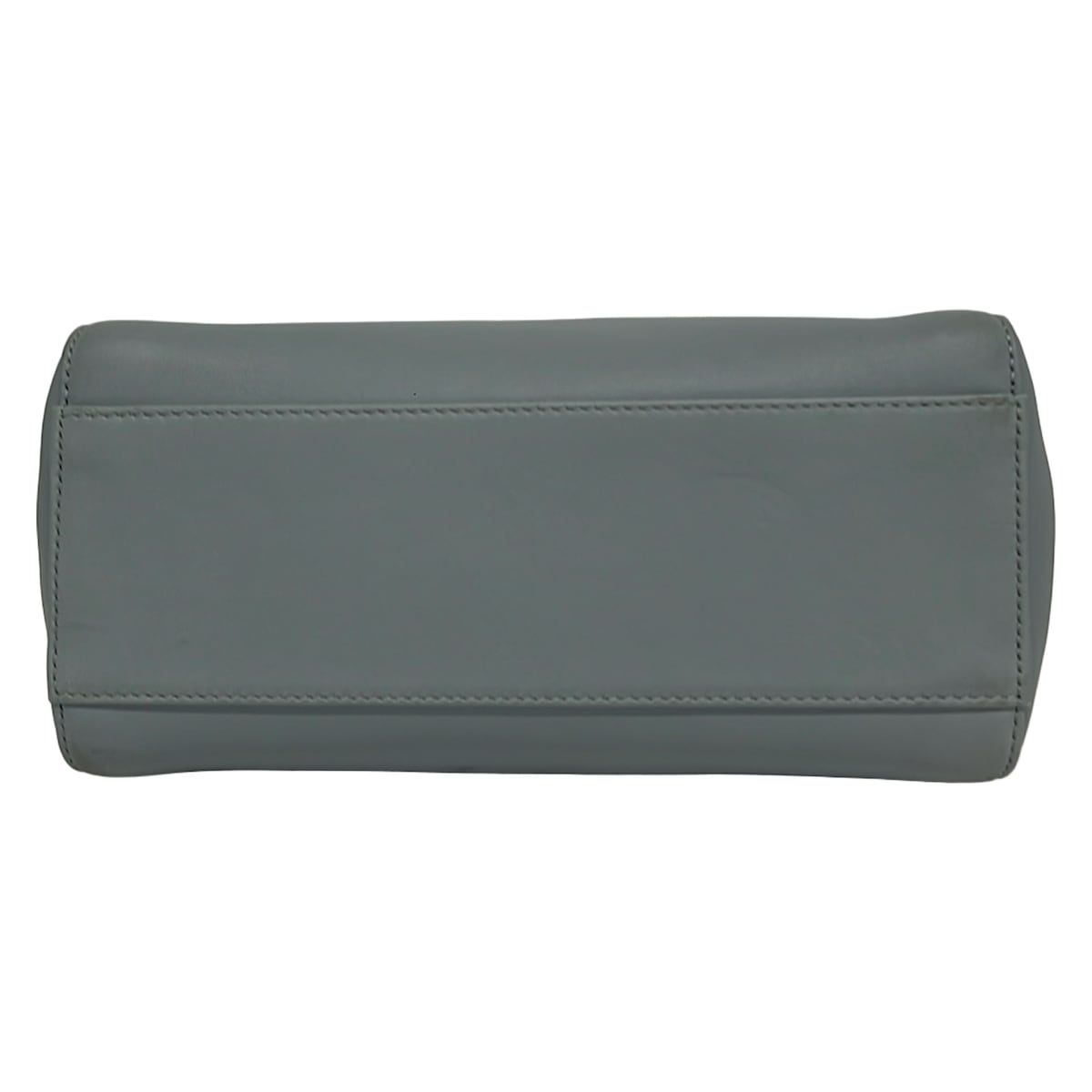 Fendi Handbag Peekaboo Iconic Small Selleria Light Blue Leather — view 5