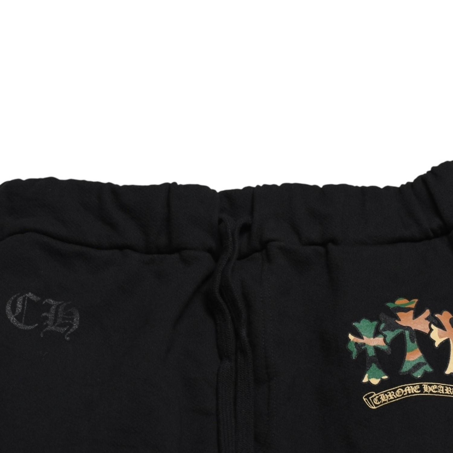 Chrome Hearts Camo Triple Cross Sweatpants Cemetery Vintage English Logo Pants — view 3