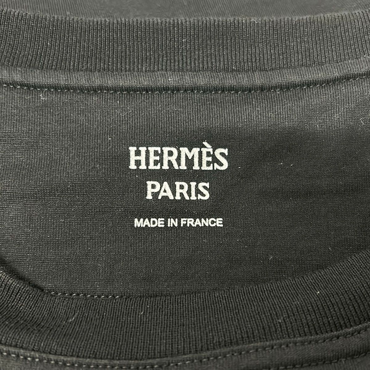 Hermes Short Sleeve T-Shirt Black — view 3