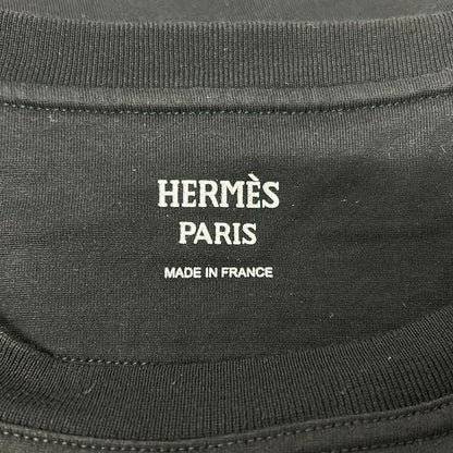 Hermes Short Sleeve T-Shirt Black — view 3