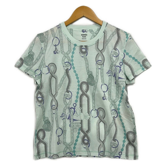 Hermes Short Sleeve T-Shirt Light Blue