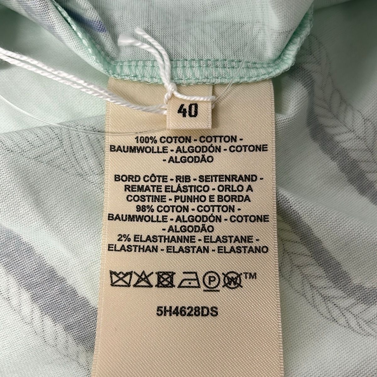 Hermes Short Sleeve T-Shirt Light Blue — view 4