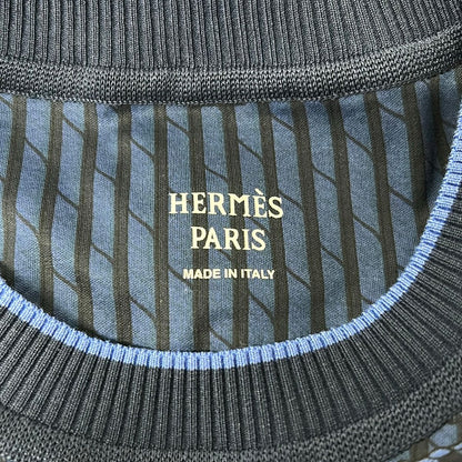 Hermes Short Sleeve T-Shirt Navy — view 3