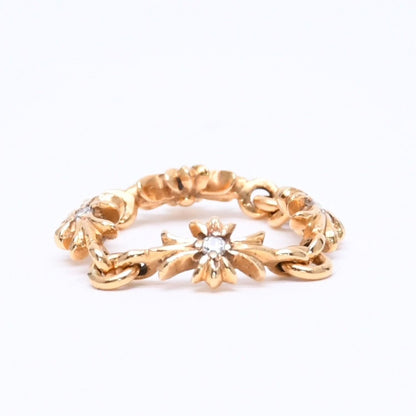 Chrome Hearts 22k Tiny CH Plus Ring Diamond Mini Cloth Gold — view 6