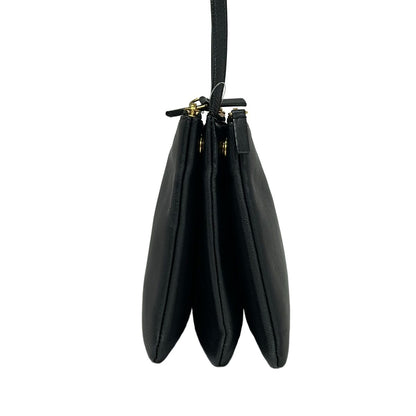 Celine Shoulder Bag Trio Large Black Leather — view 2