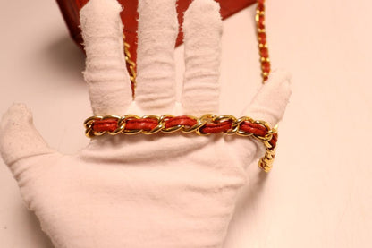 Chanel Quilted Lambskin Chain Shoulder — view 6