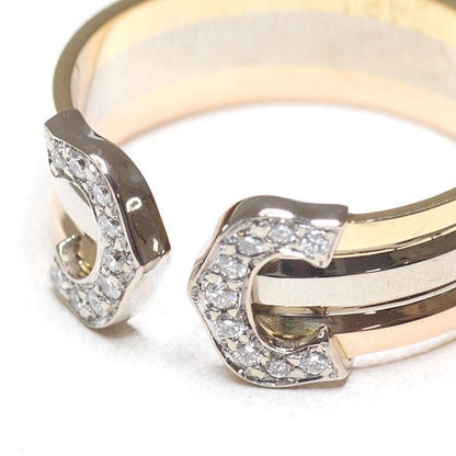 Cartier 2C Ring Diamond Color Gold 50 WG PG — view 6