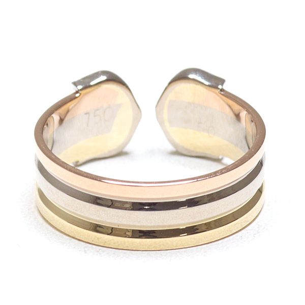 Cartier 2C Ring Diamond Color Gold 50 WG PG — view 3
