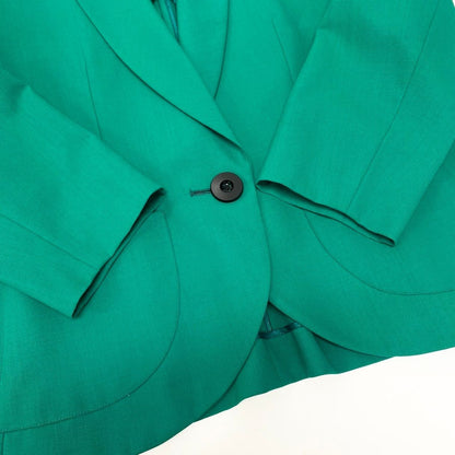 Saint Laurent Tailored Jacket Uncon 38 Green — view 5