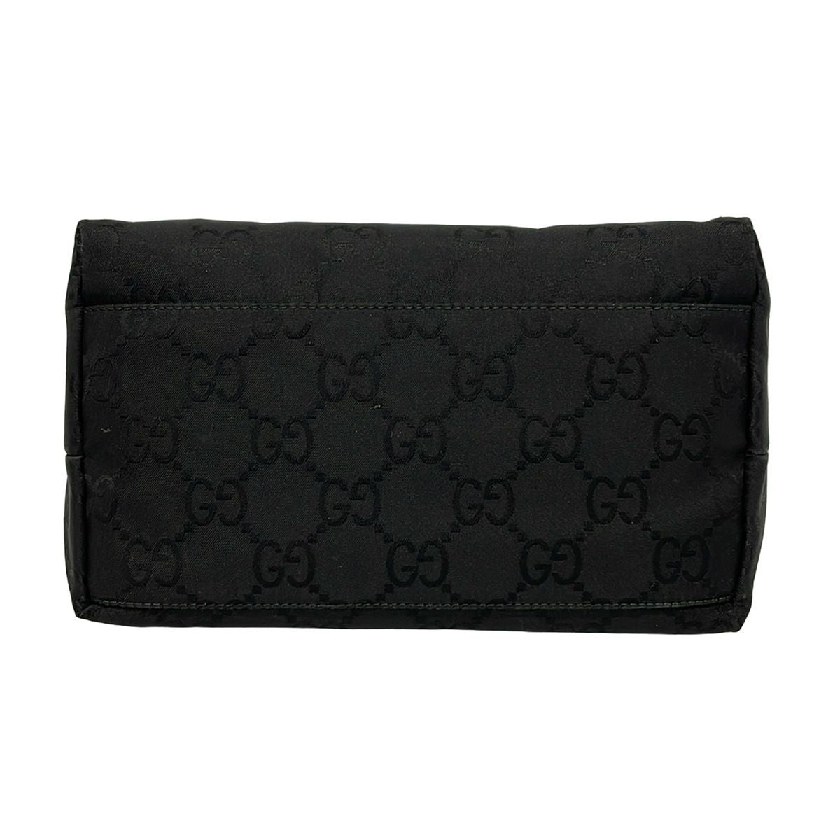 Gucci Shoulder Bag GG Pattern Black Leather — view 5